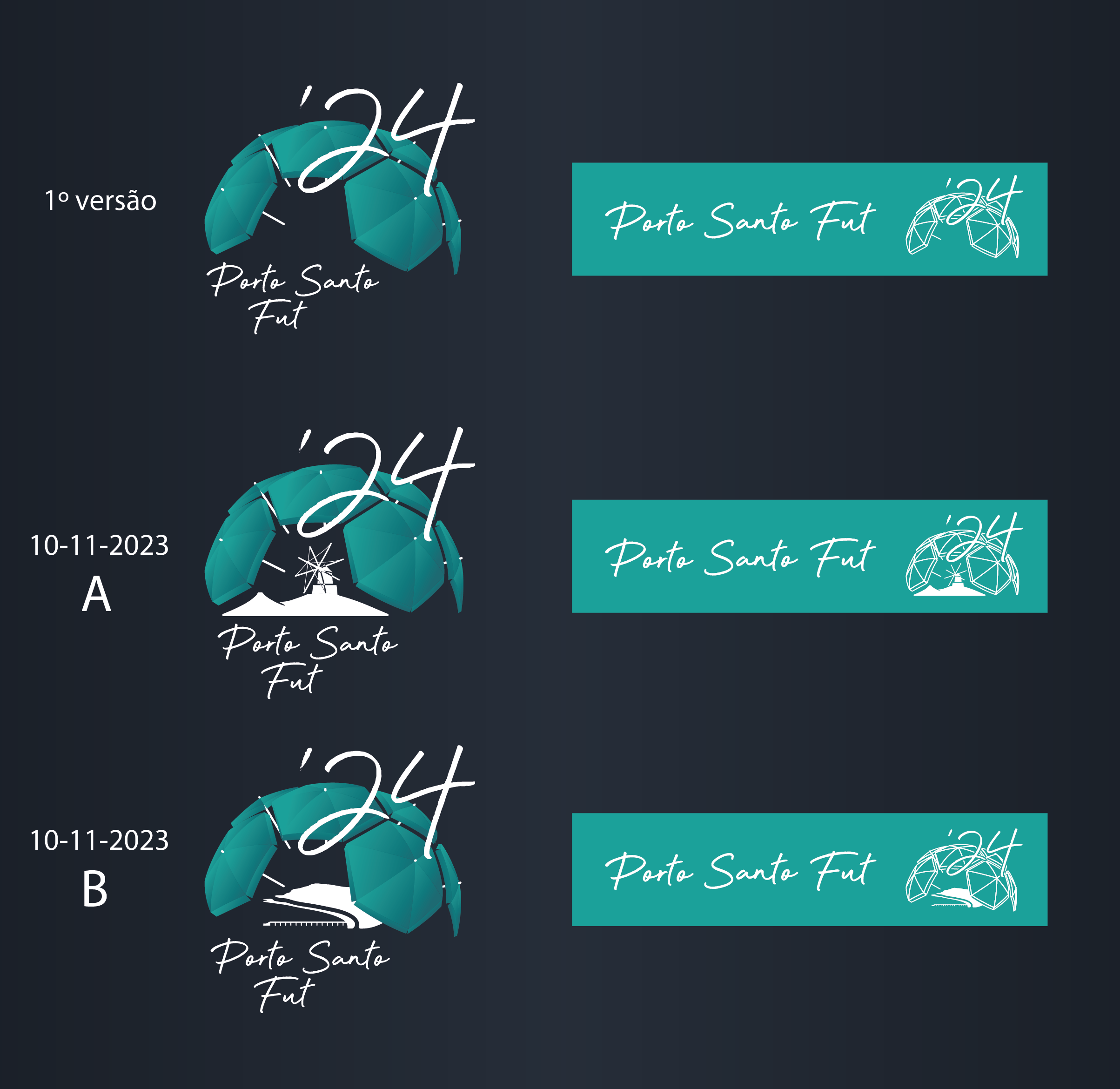 Details exploration of the logo B