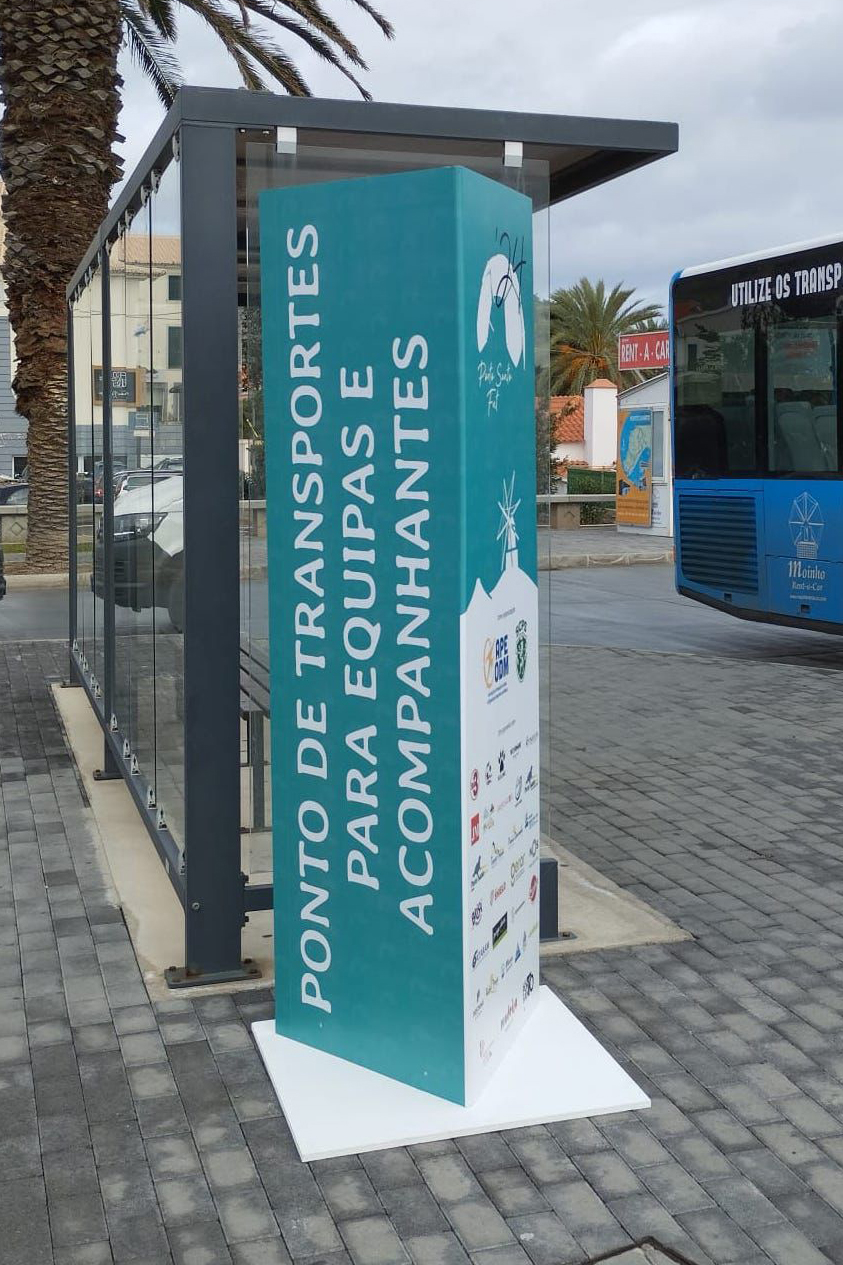 One of the Porto Santo Fut's standing prisms