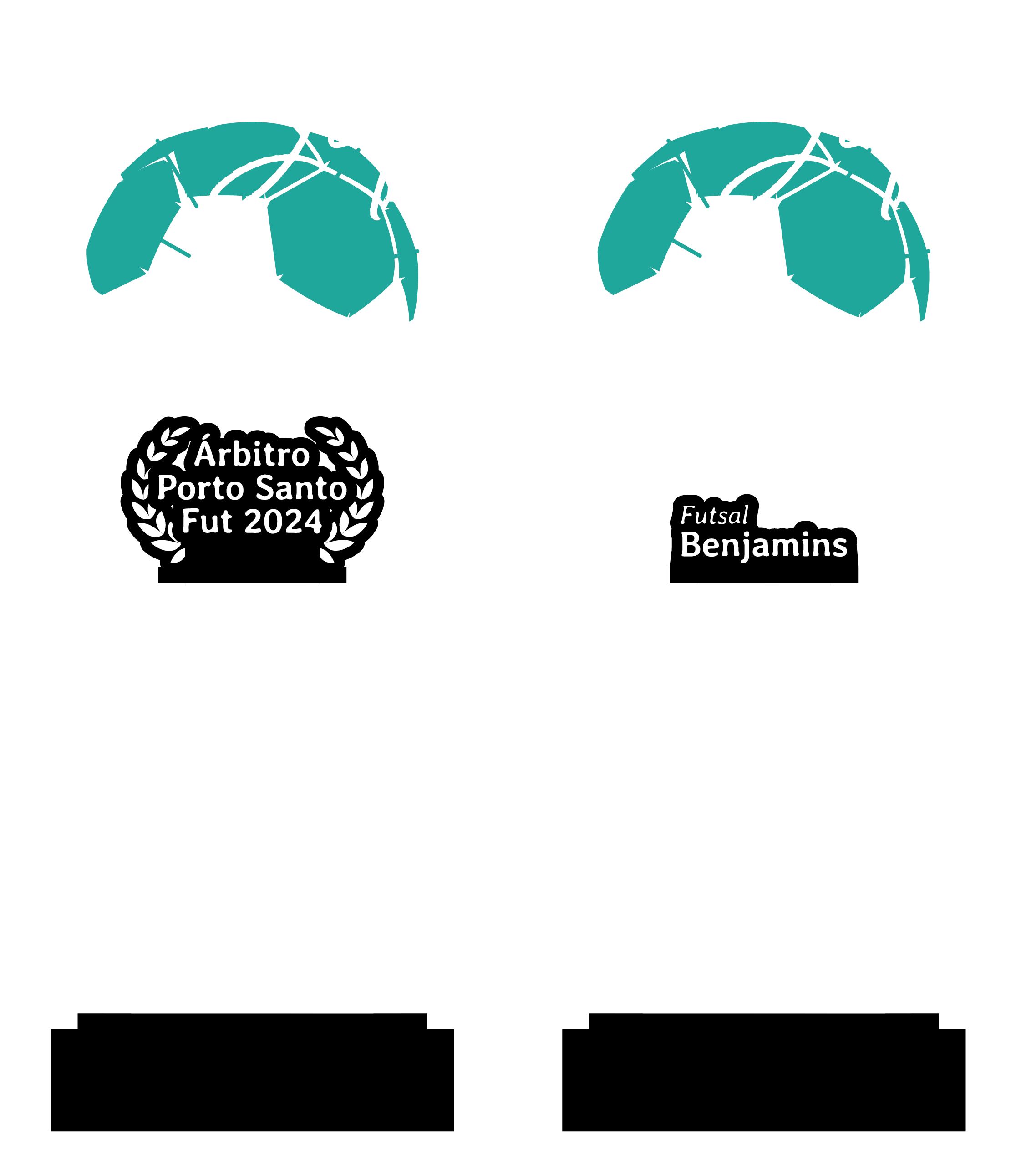 Porto Santo Fut's trophy mockup